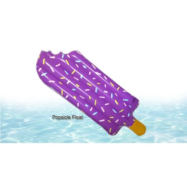 Creative inflatable Popsicle floating swim tube water toy summer party decorations