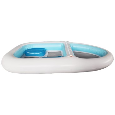 Huge 3 person inflatable water party inflatable swimming pool floating boat