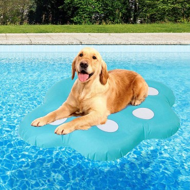 Summer inflatable pet air mattress Dog water float pad inflatable pool bed
