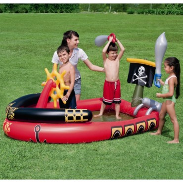 Inflatable Children's Halloween Pool Inflatable float row children's outdoor water games
