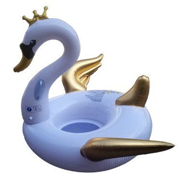 High Quality Printed Swan Children's Inflatable Swimming Ring