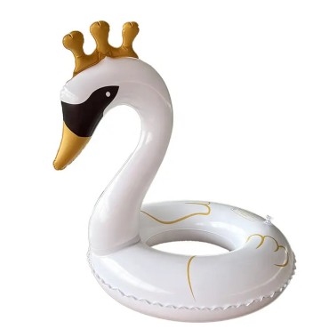 High quality inflatable swimming ring Swan Swimming pool floating animal shape swimming ring