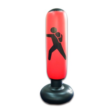 Children PVC boxing post thickened tumbler vent vertical villain inflatable fitness boxing punching bag