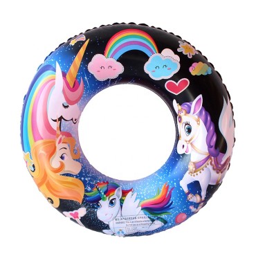 Custom CMYK fully printed inflatable swimming ring water toy