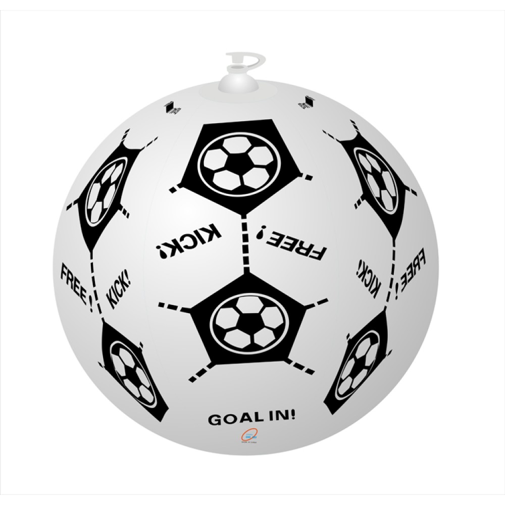 Inflatable football beach ball