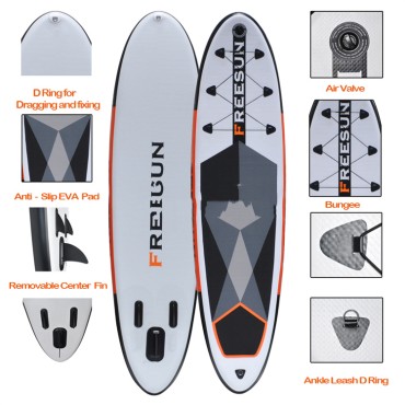 Affordable inflatable paddle SUP board