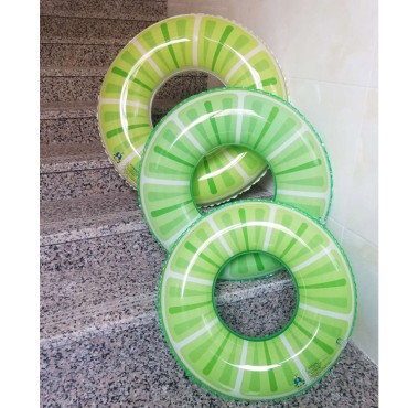 Inflatable lemon fruit swimming ring for children