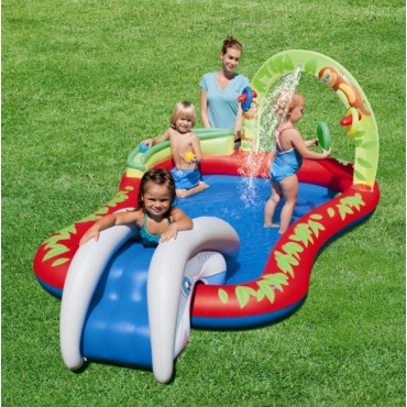 Inflatable adult children outdoor toy pool inflatable floating row children outdoor water games