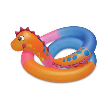 Long snake inflatable swimming ring children learn swimming ring auxiliary floating ring PVC lifebuoy