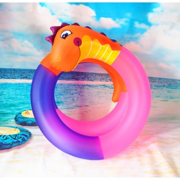 Long snake inflatable swimming ring children learn swimming ring auxiliary floating ring PVC lifebuoy