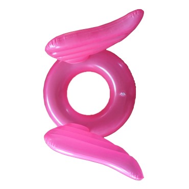 Pink baby PVC swimming ring