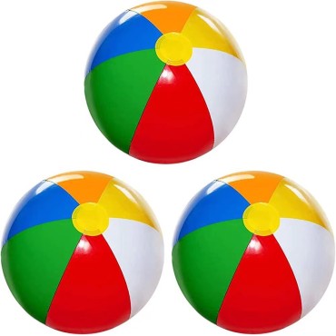Three color beach ball