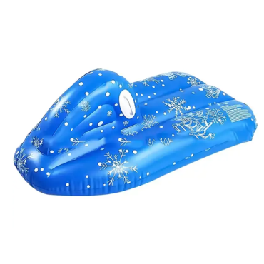Customized new inflatable winter snow boat ski car children PVC snow tube ski mat motor boat