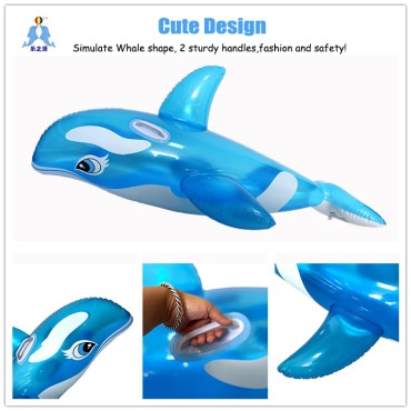 High quality factory inflatable whale shark rides on water toy animals